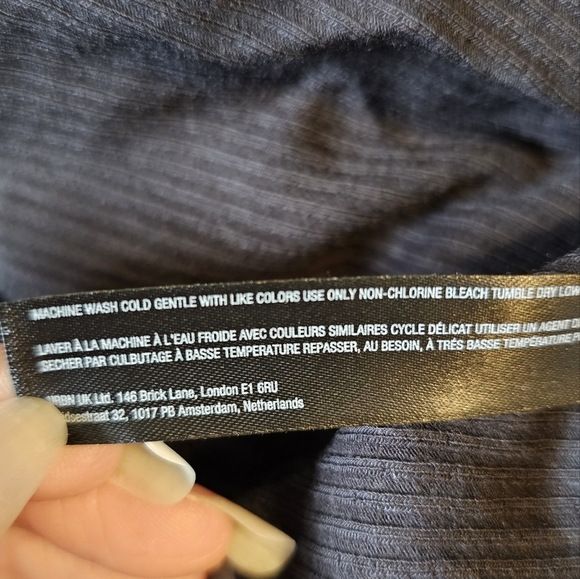 Daily Practice by Anthropologie Baseline Skort, Black w White Accents, XL - Picture 9 of 10